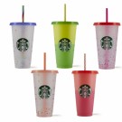 Starbucks® Reusable Cold Cup Color Change 24oz Set/5 thumbnail
