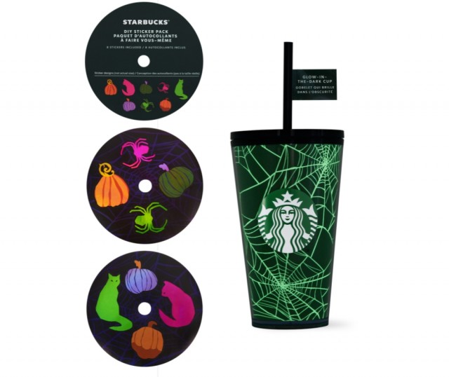 Starbucks® Cold Cup Glow in the Dark w/Stickers 16oz Starbucks Sverige